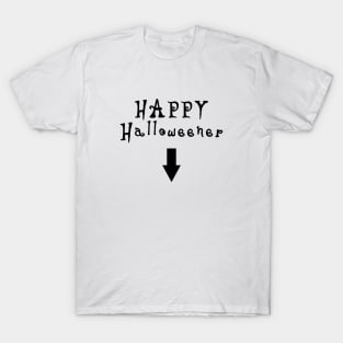 happy halloweener black T-Shirt